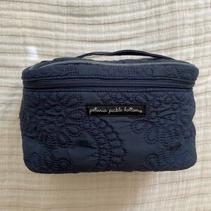 Petunia Pickle Bottom Navy blue quilted